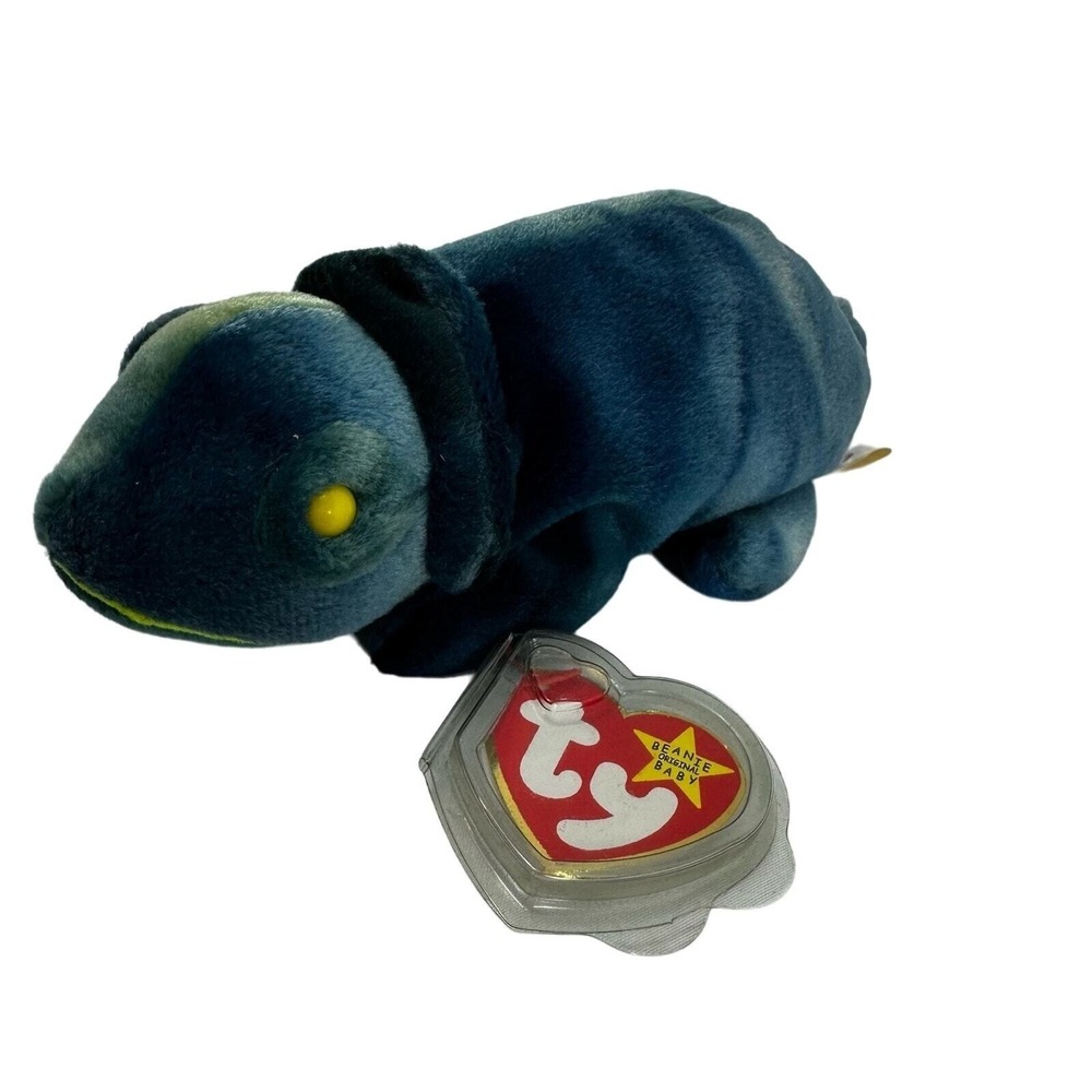 Ty Beanie Baby Rainbow Chameleon 1997 Original Tag Excellent Condition